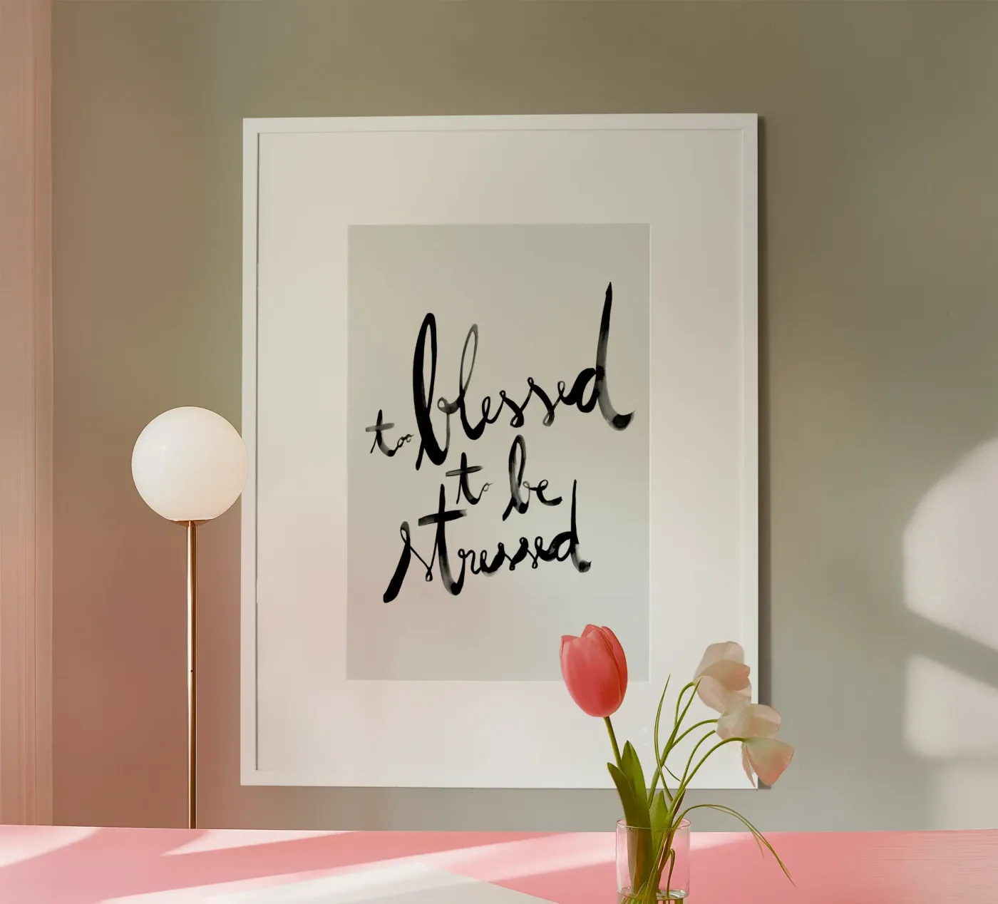 Blessed poster van typealive