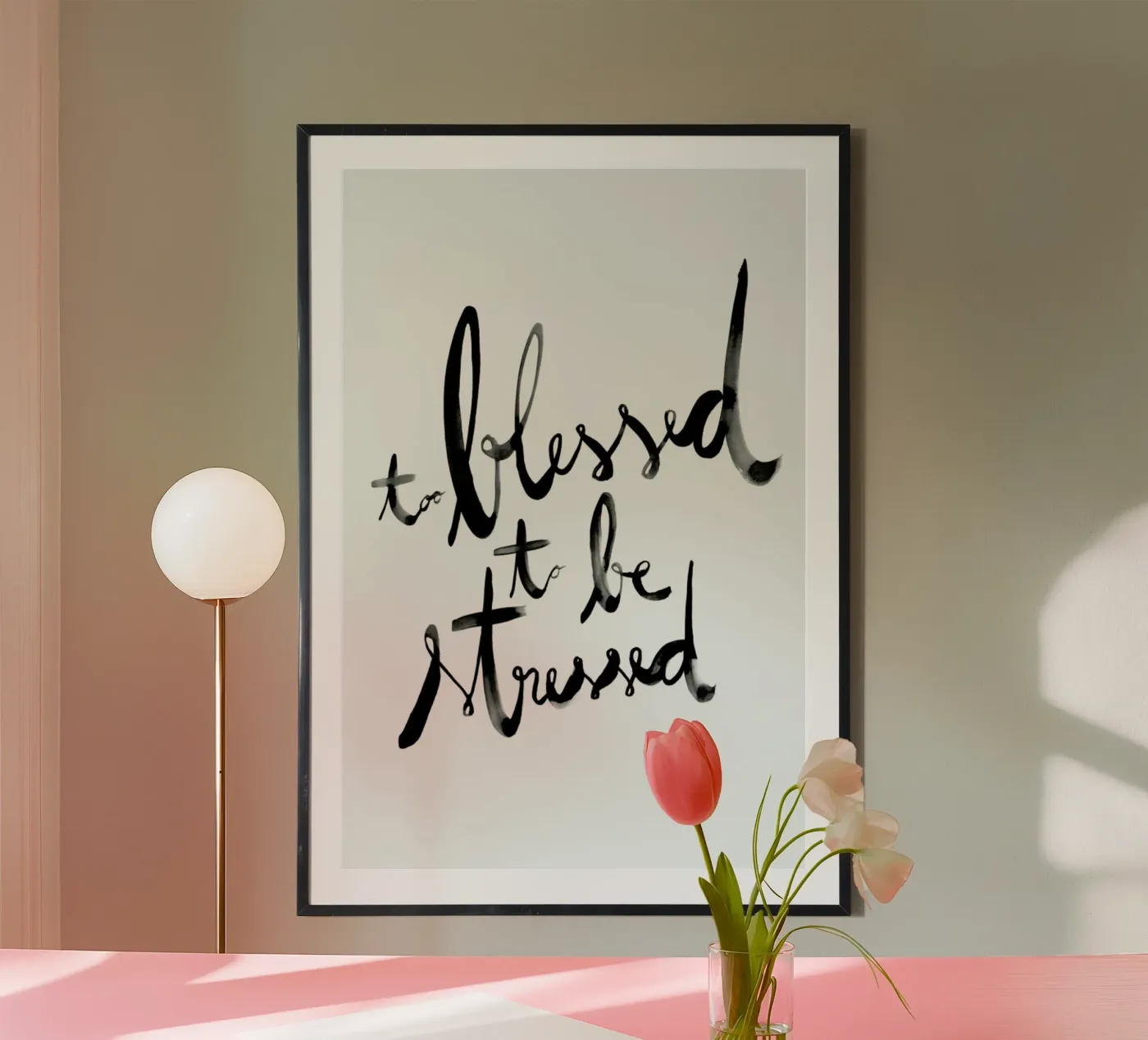 Blessed poster van typealive