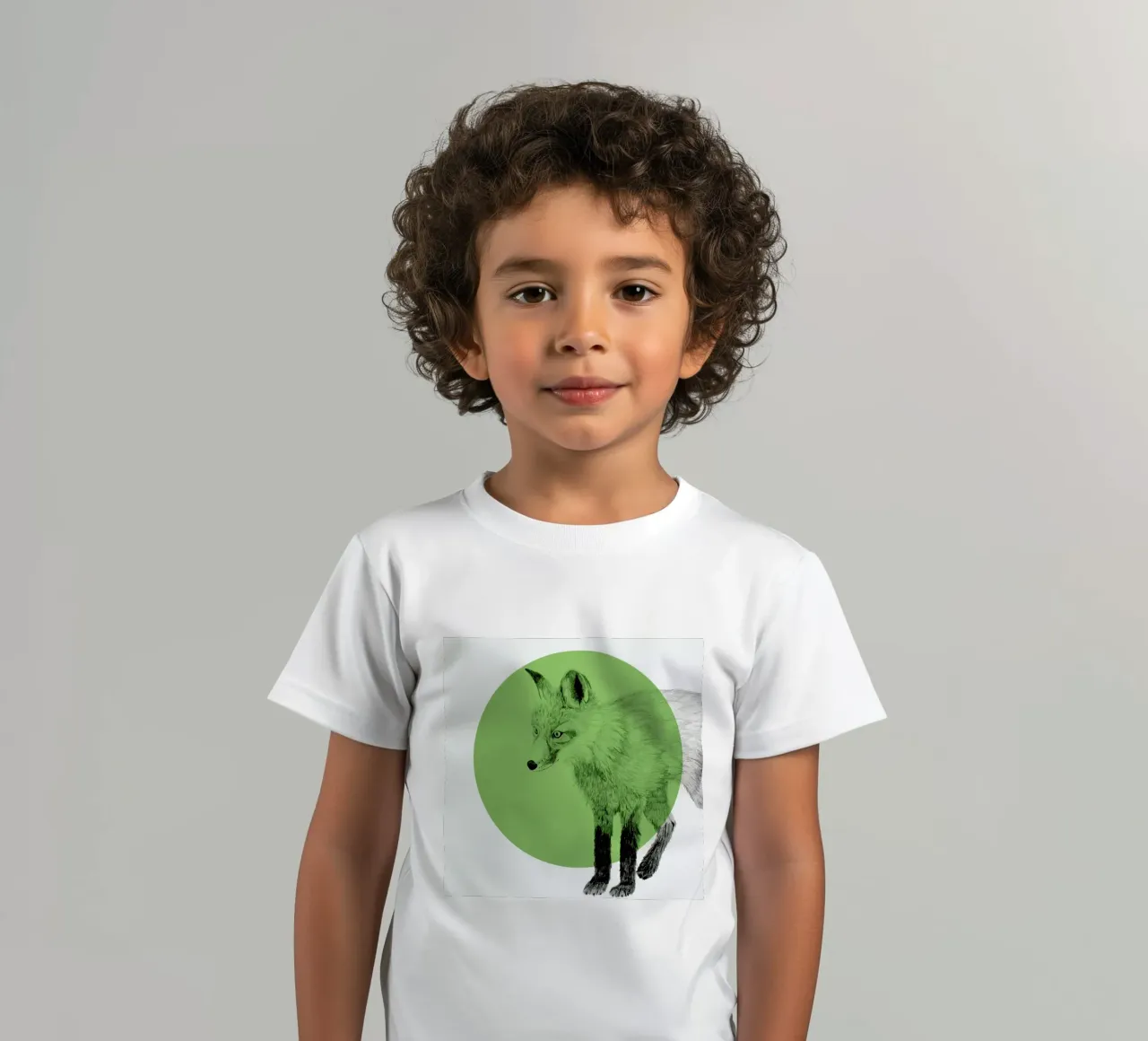 Fox t-shirt bambini da Morgan Kendall