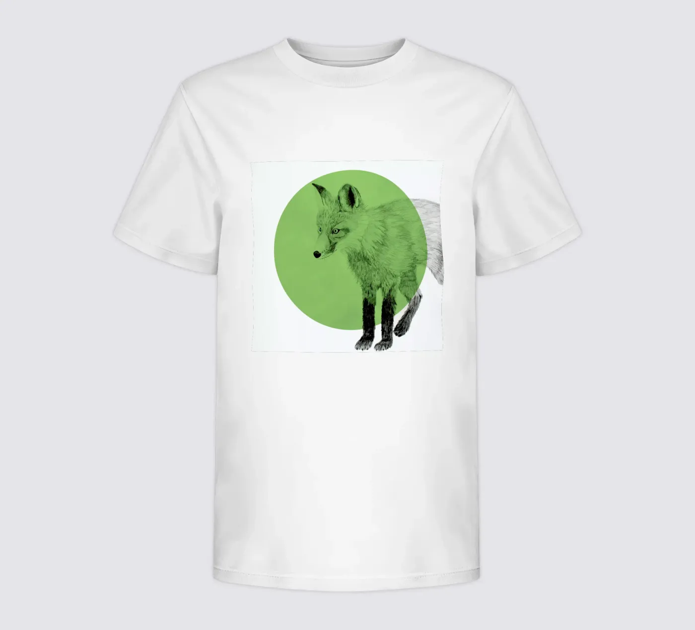 Fox kinder t-shirt van Morgan Kendall