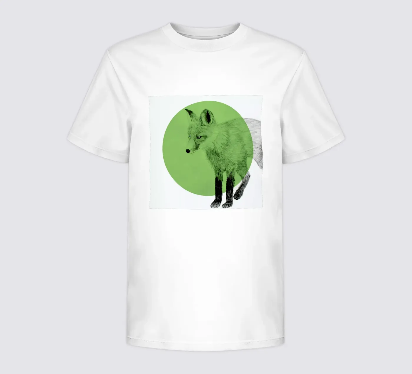 Fox kinder t-shirt van Morgan Kendall
