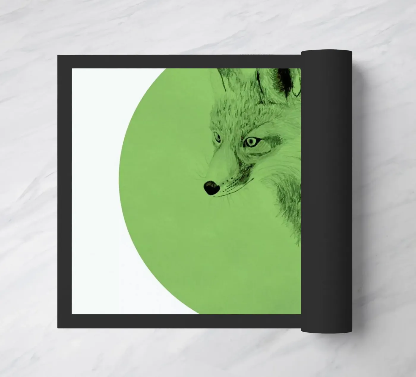 Fox doormat by Morgan Kendall