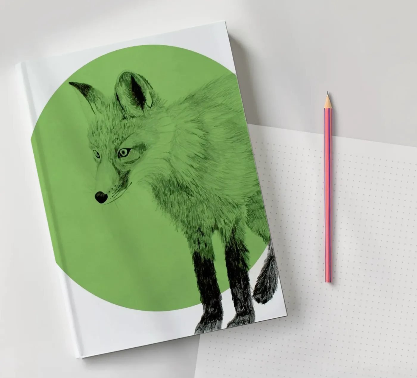 Fox notebook by Morgan Kendall