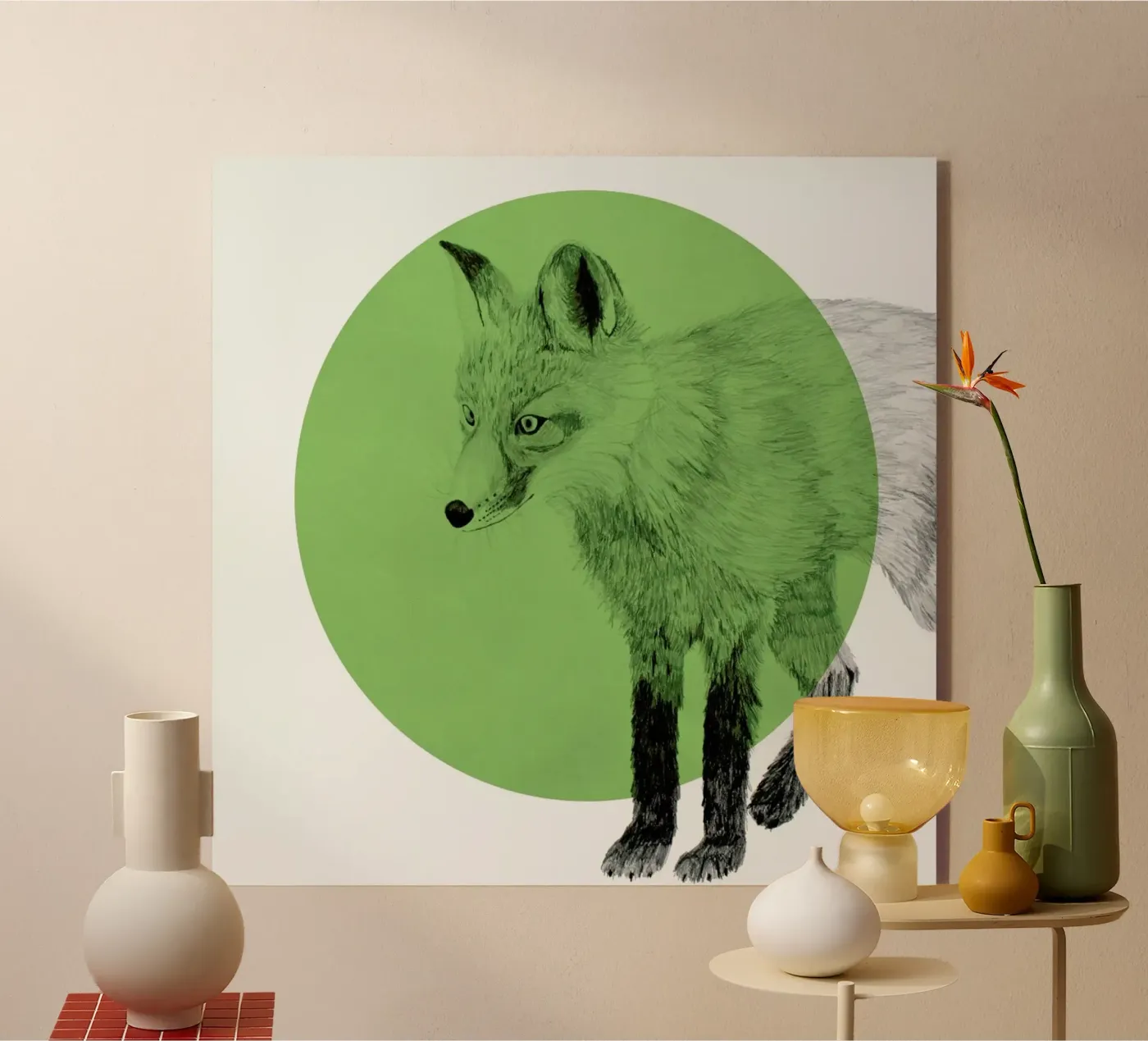 Fox plexiglass da Morgan Kendall