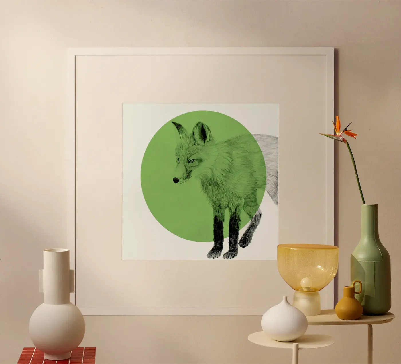 Fox poster by Morgan Kendall