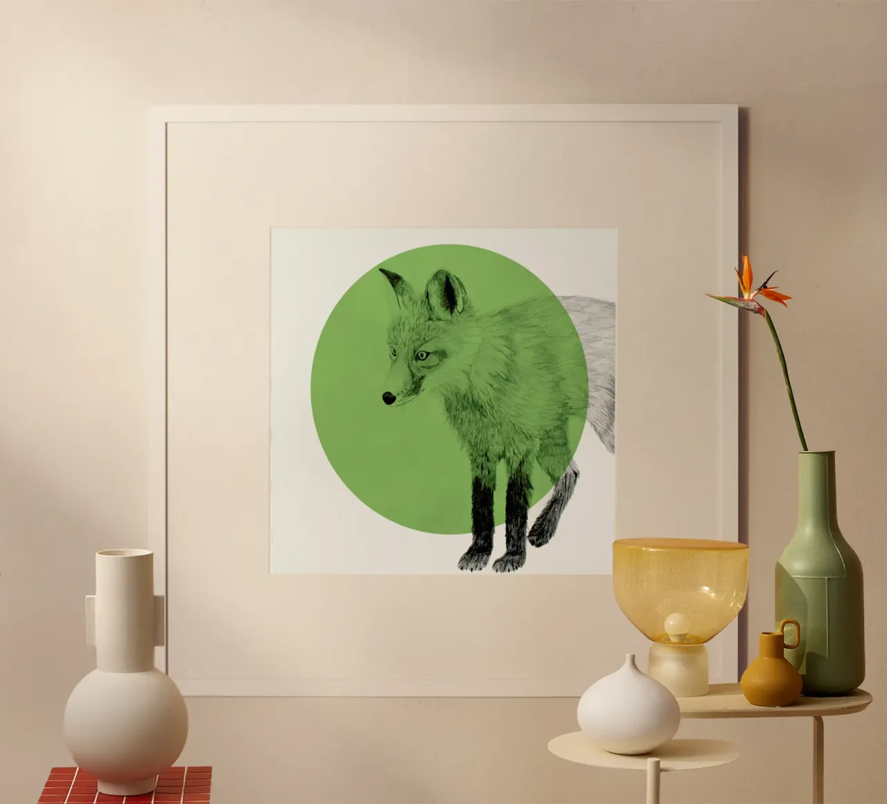 Fox poster by Morgan Kendall