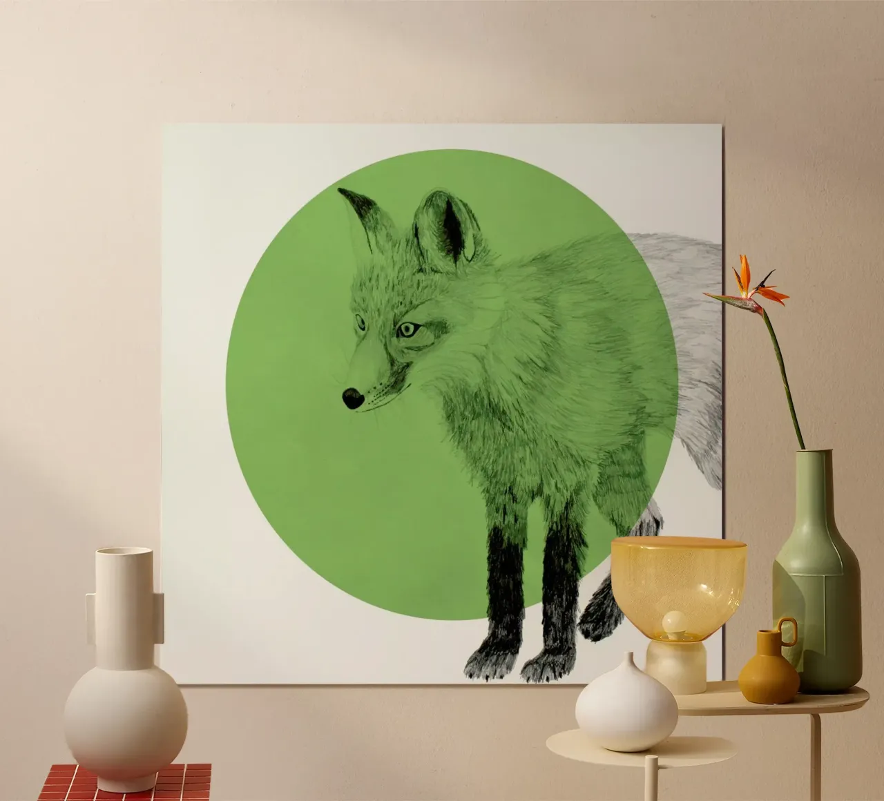 Fox poster by Morgan Kendall