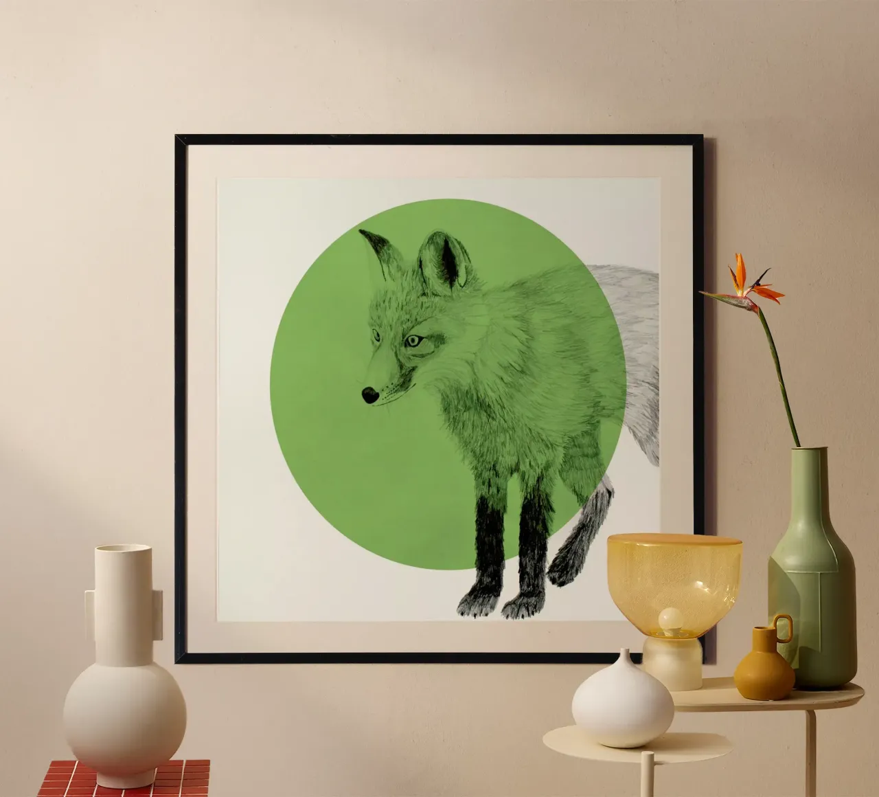 Fox poster by Morgan Kendall