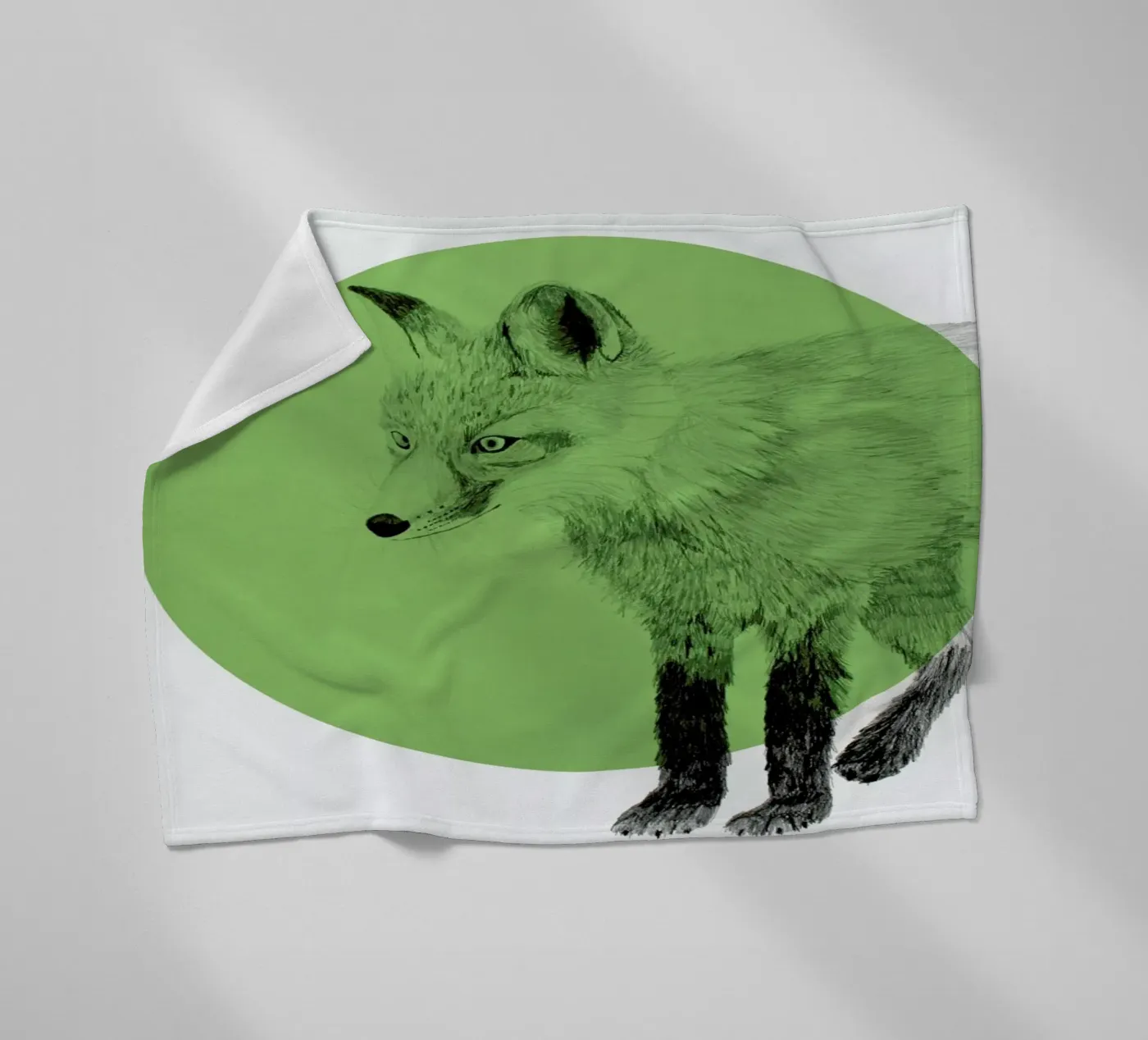 Fox Fleecedecke von Morgan Kendall