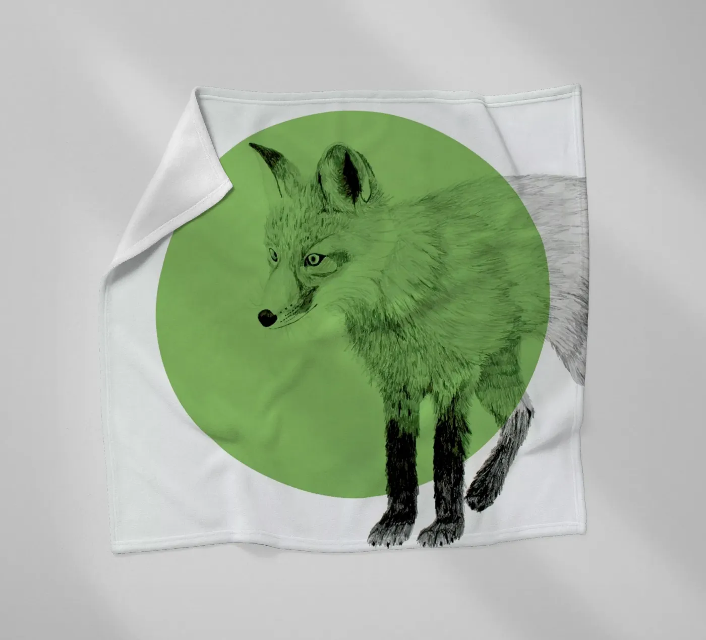 Fox fleecedeken van Morgan Kendall