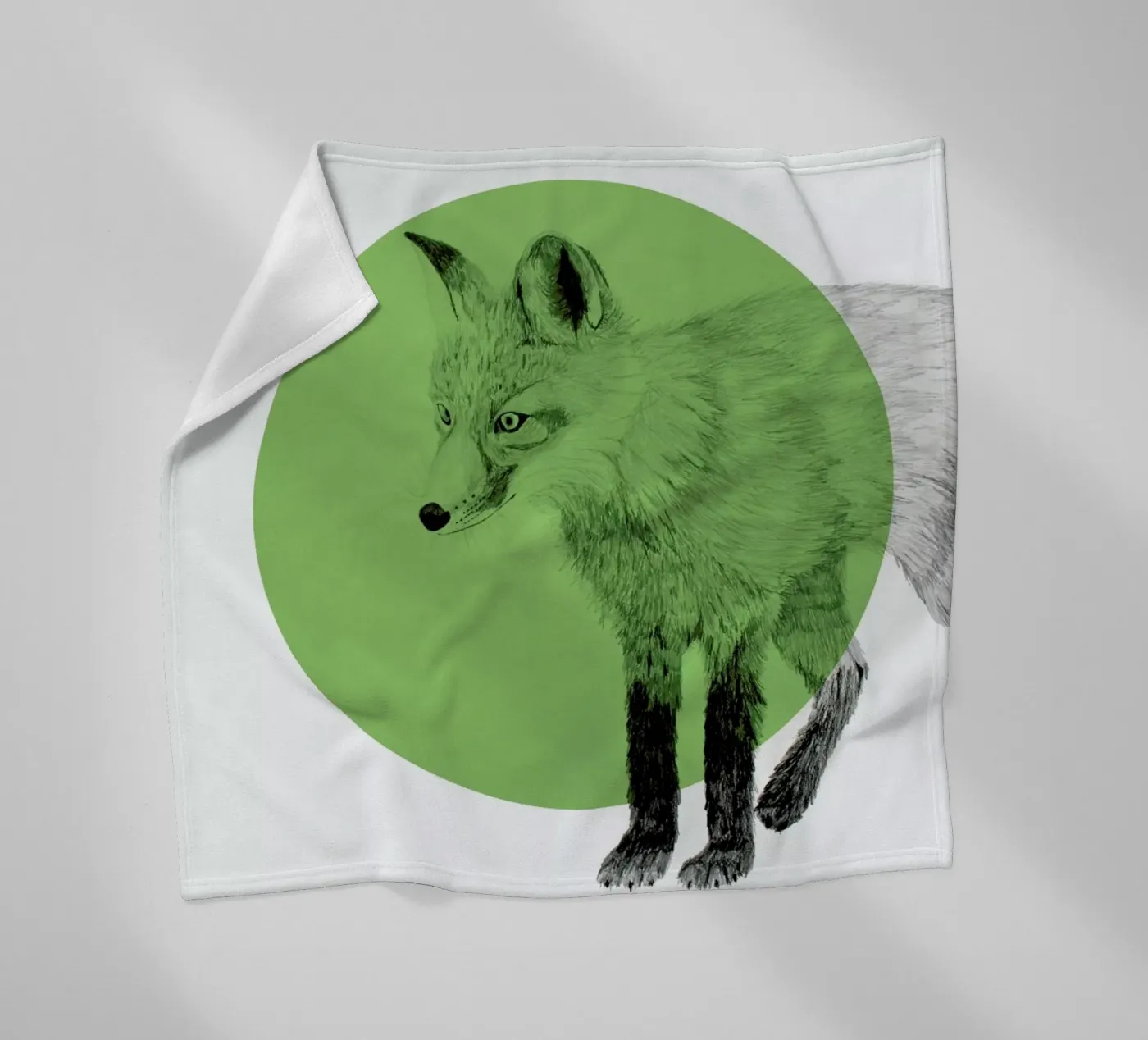 Fox Fleecedecke von Morgan Kendall
