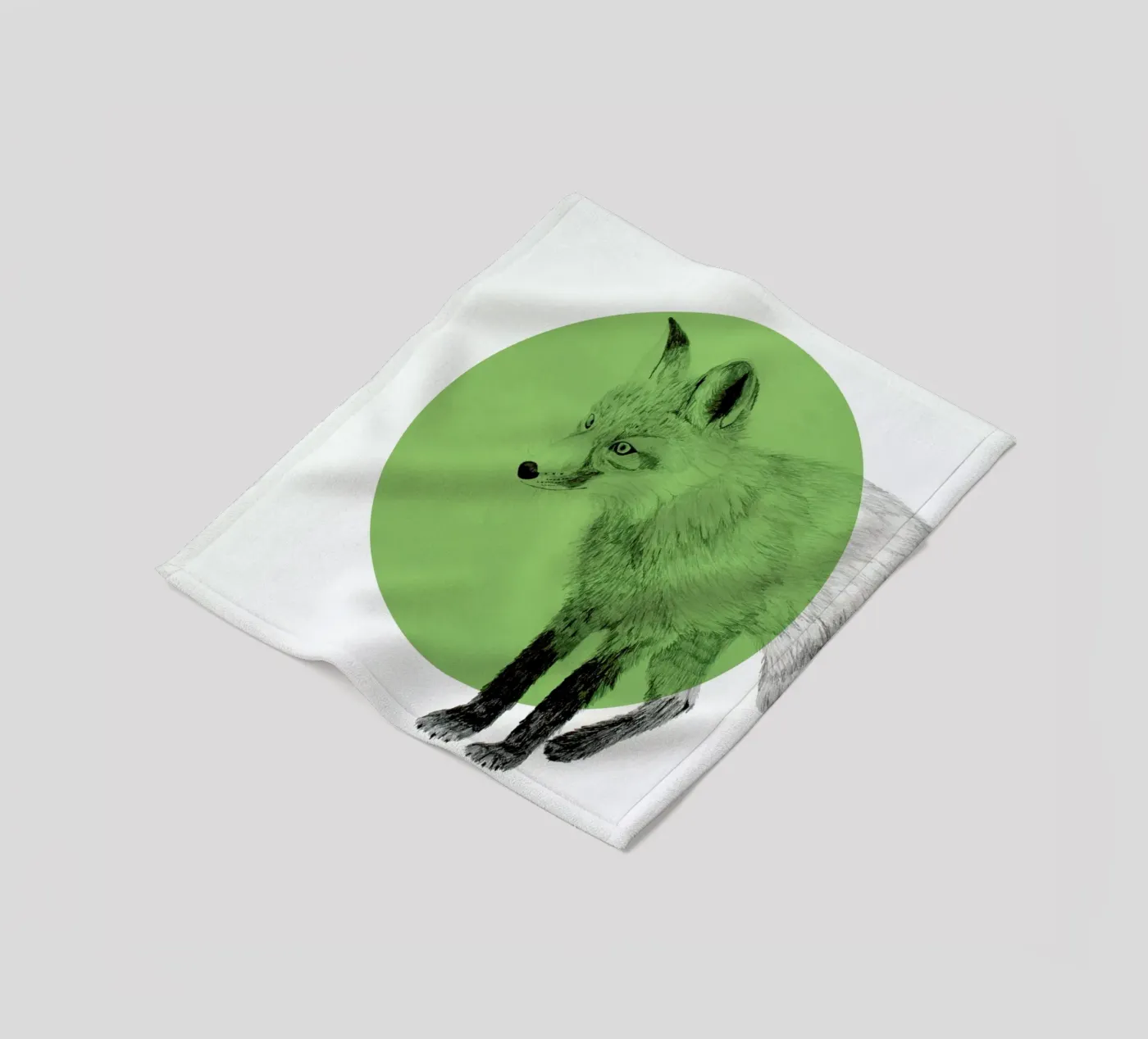 Fox Fleecedecke von Morgan Kendall