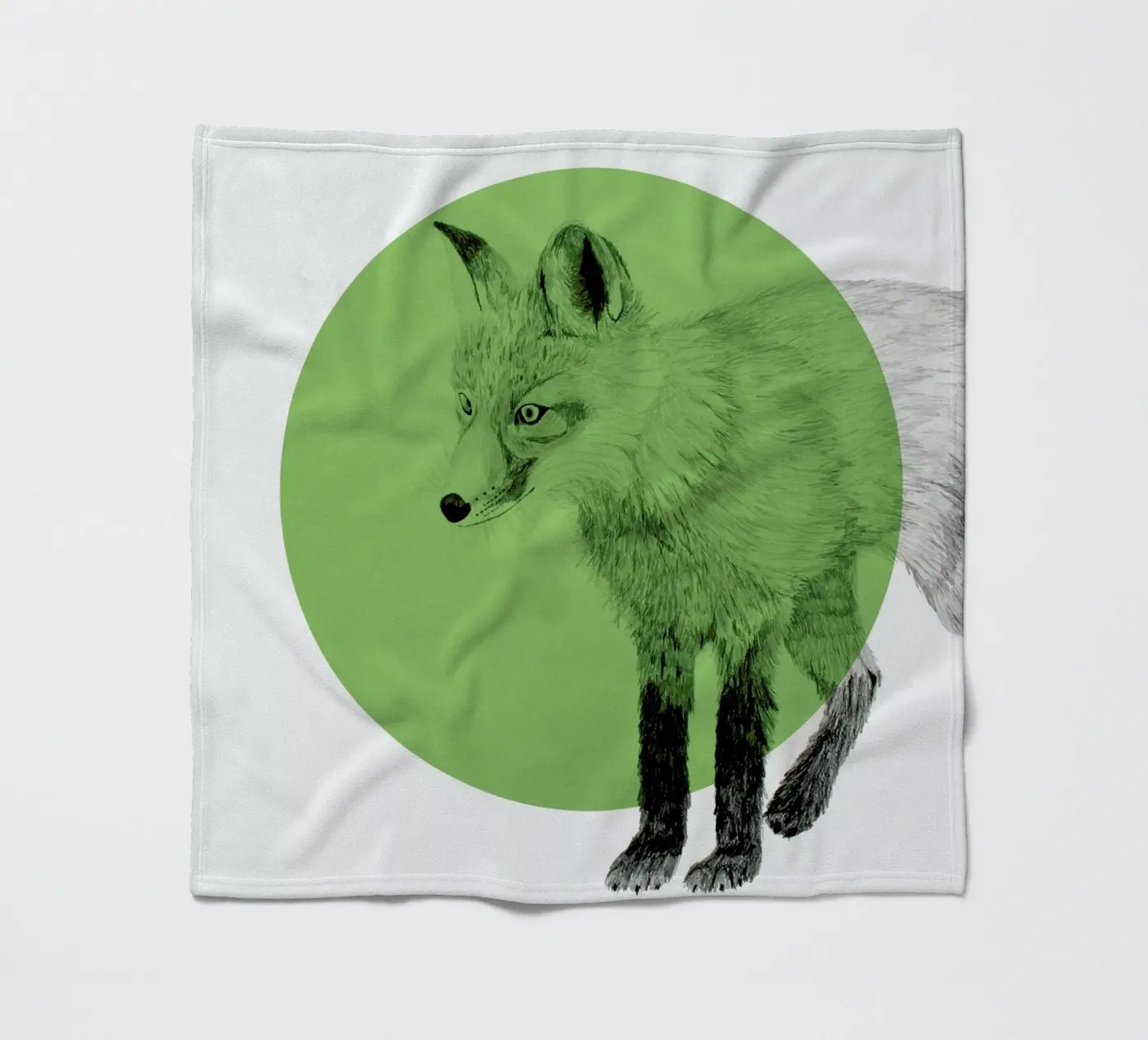 Fox Fleecedecke von Morgan Kendall