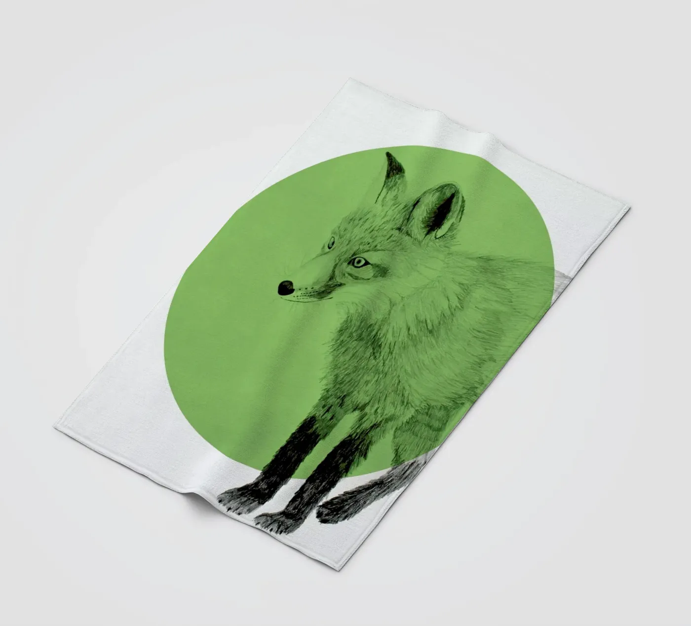 Fox Fleecedecke von Morgan Kendall
