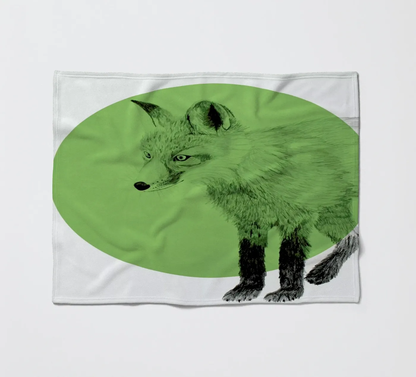 Fox Fleecedecke von Morgan Kendall