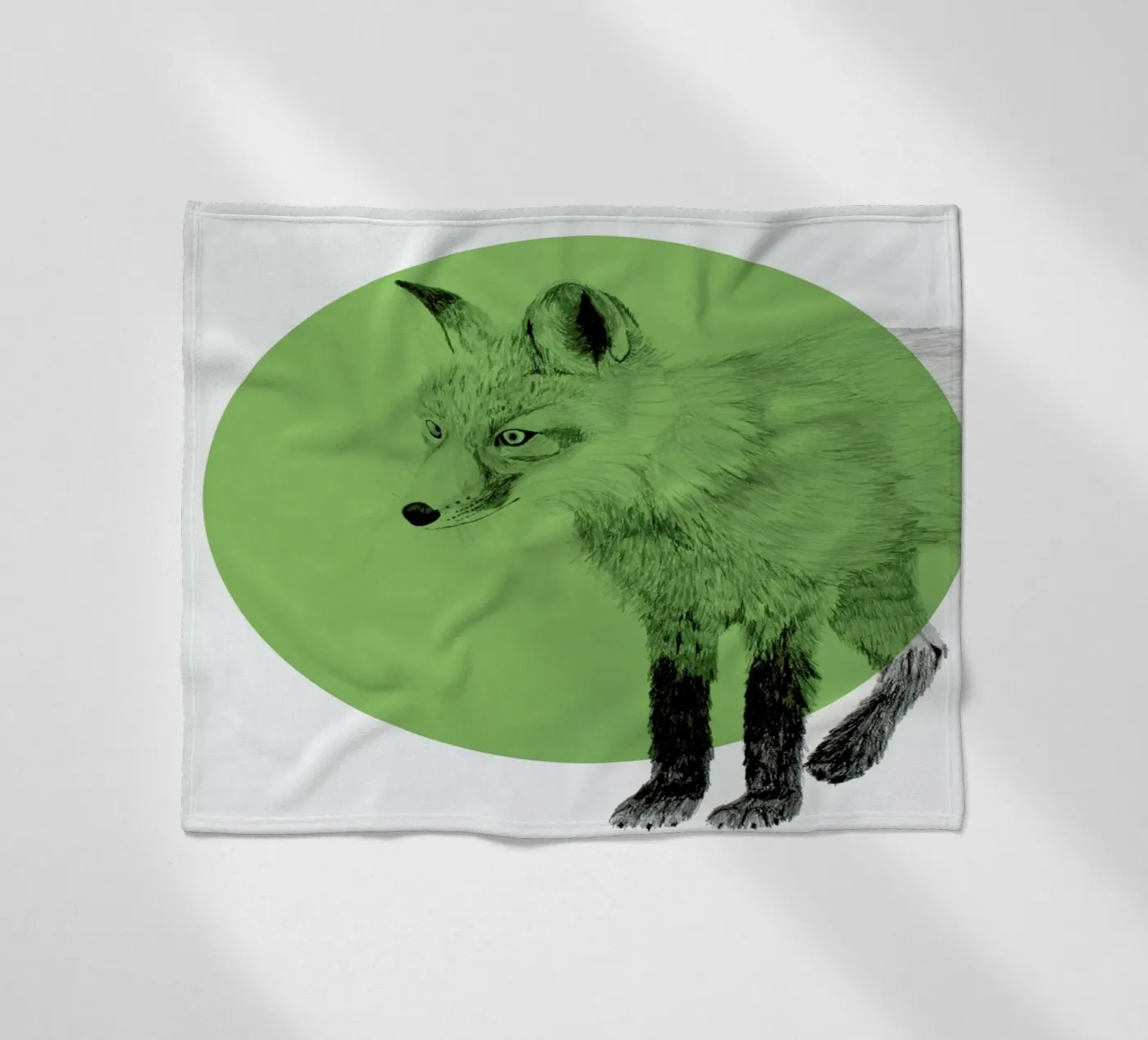 Fox Fleecedecke von Morgan Kendall