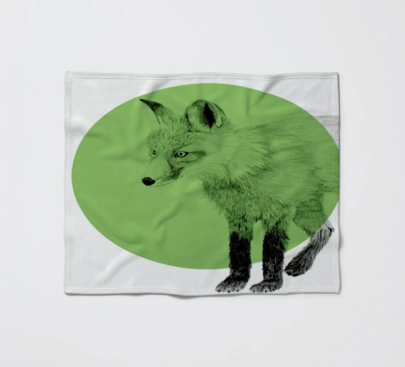 Fox Fleecedecke von Morgan Kendall