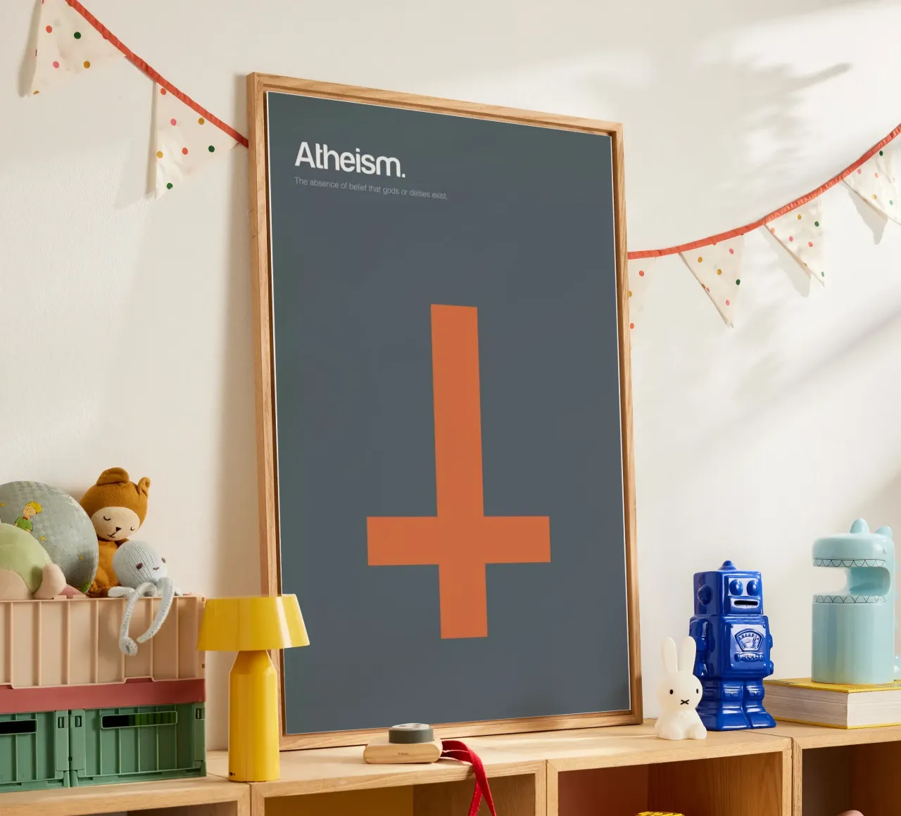 Atheism plexiglass da Genís Carreras