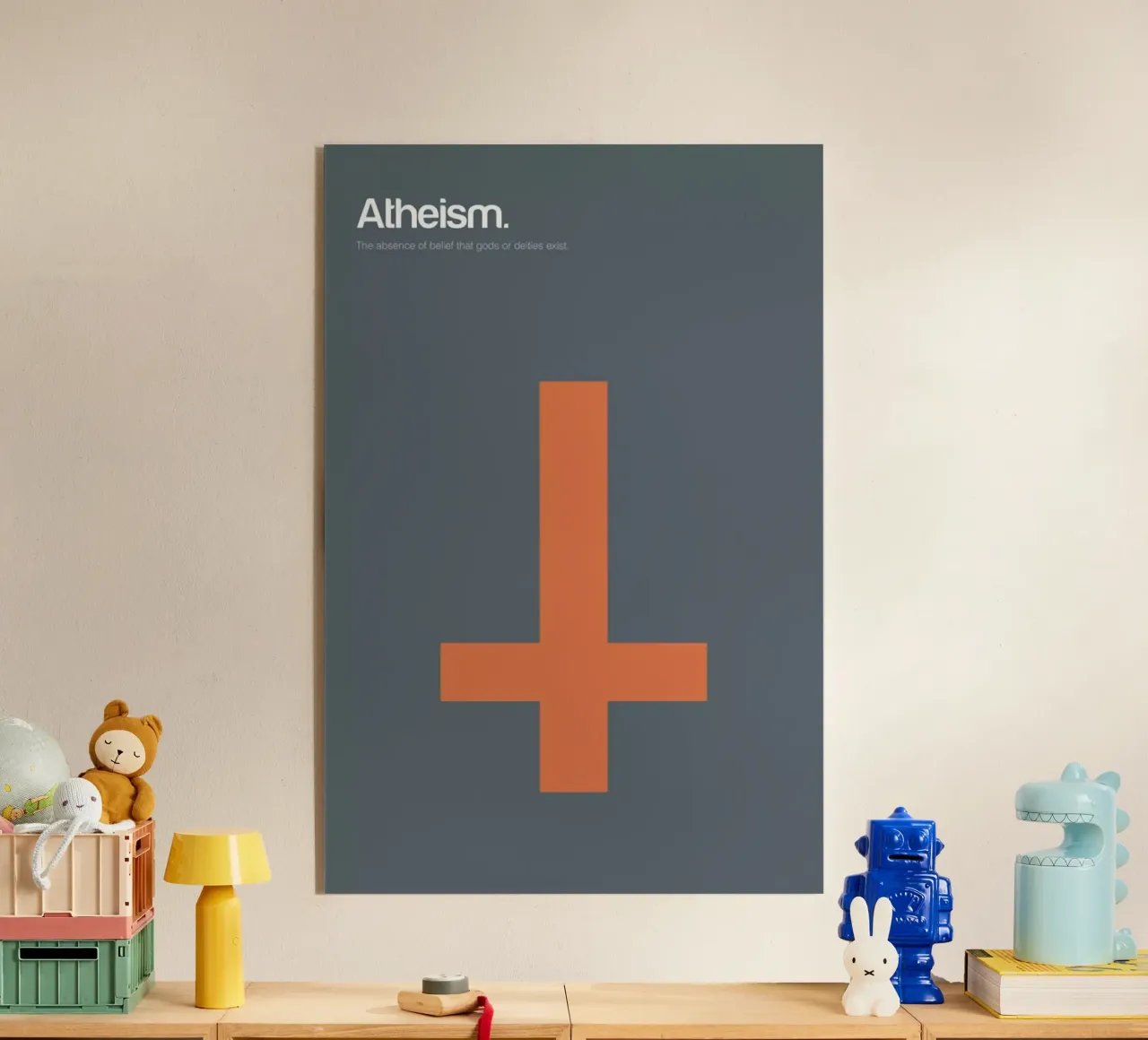 Atheism plexiglass da Genís Carreras