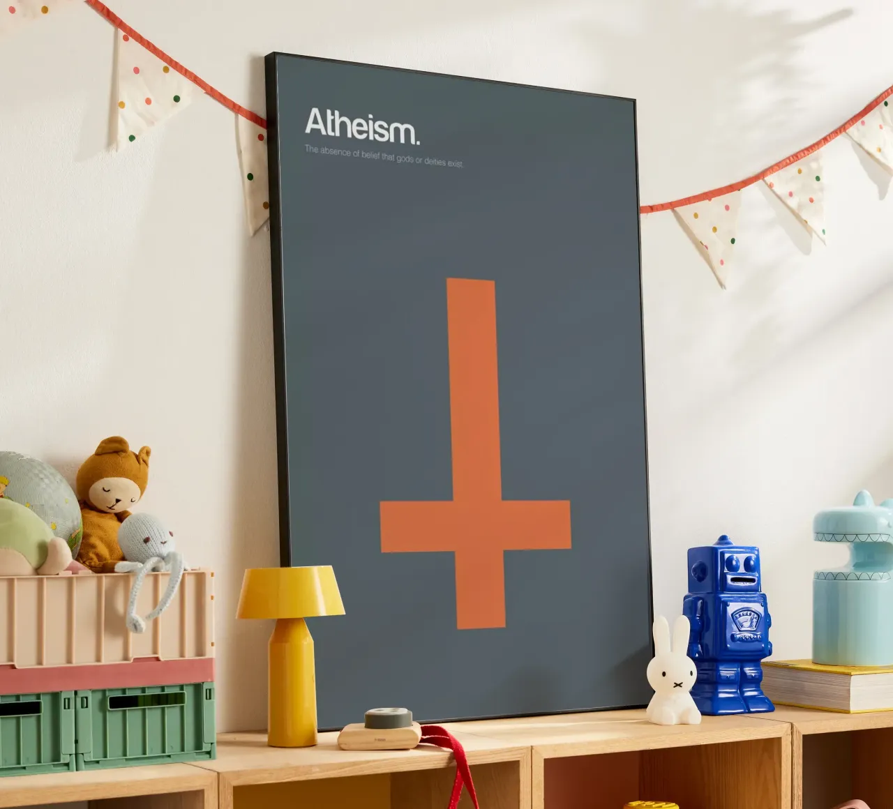 Atheism alluminio dibond da Genís Carreras