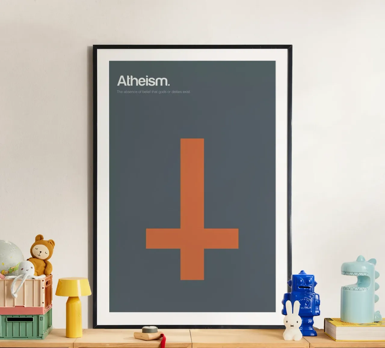 Atheism poster by Genís Carreras
