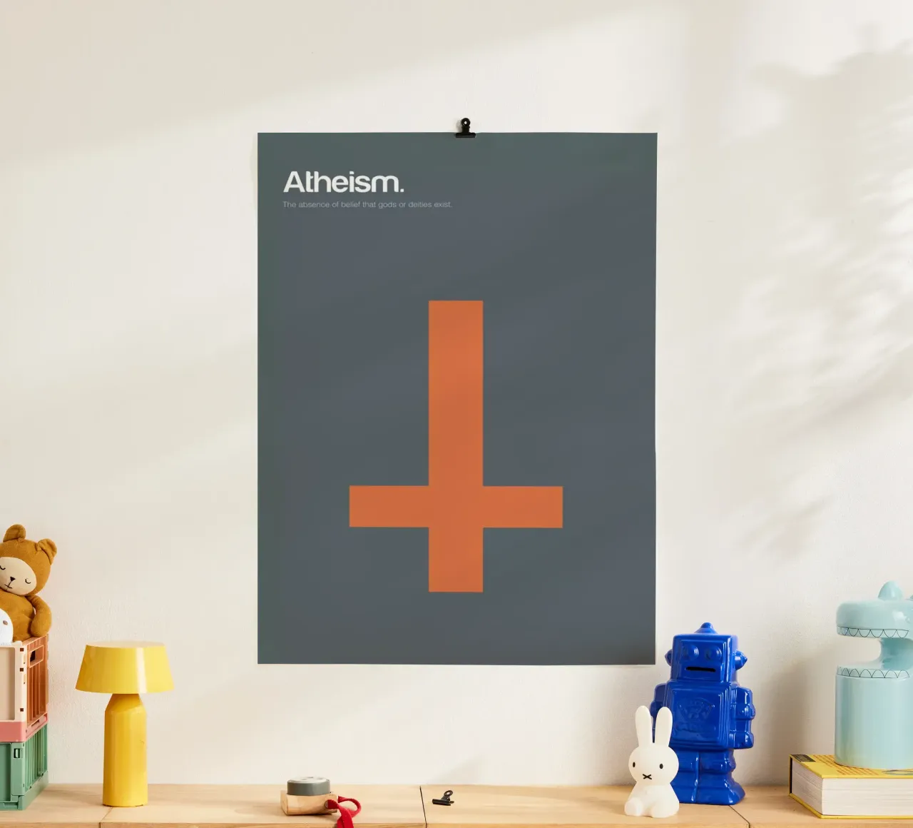 Atheism poster da Genís Carreras