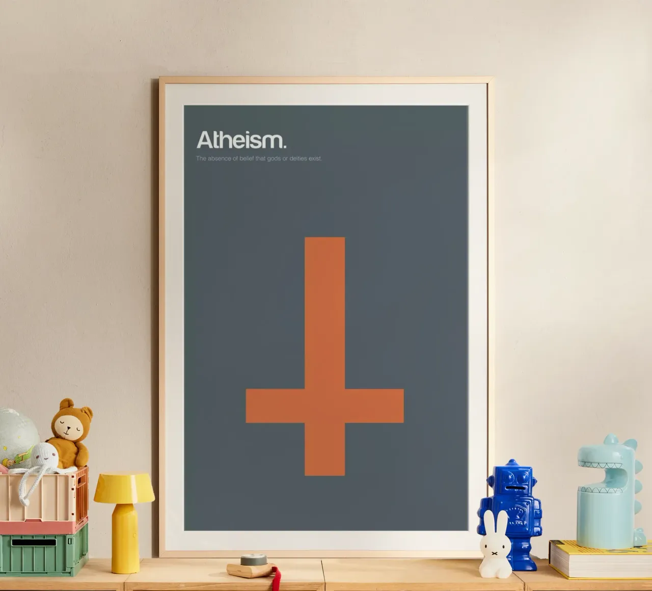 Atheism poster by Genís Carreras