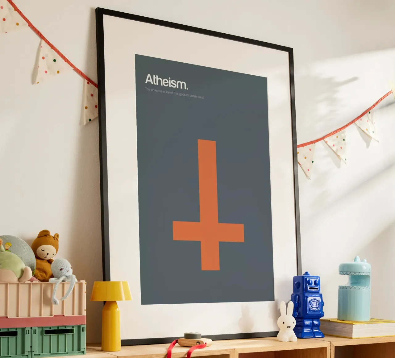 Atheism poster by Genís Carreras