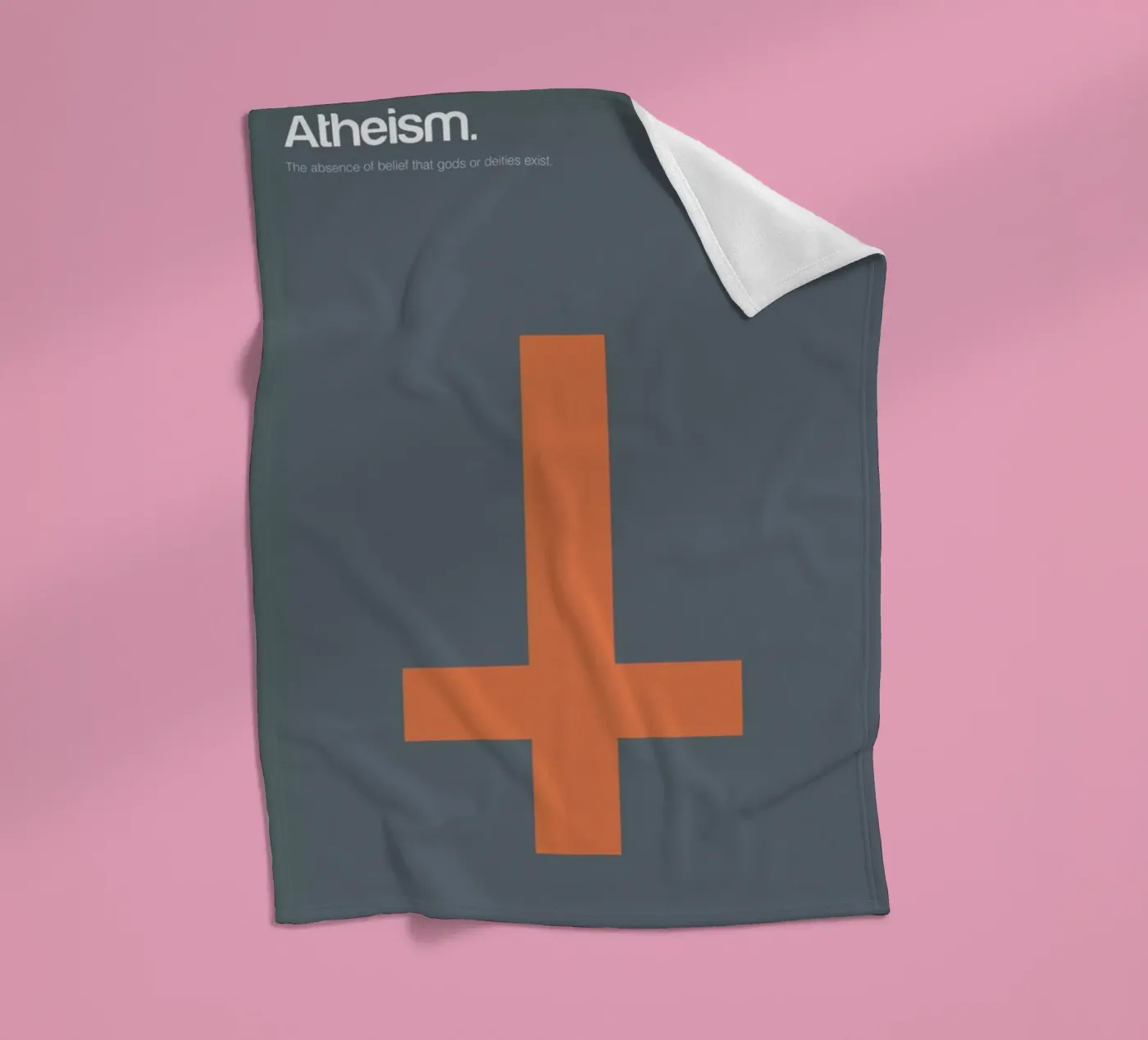 Atheism fleece blanket by Genís Carreras