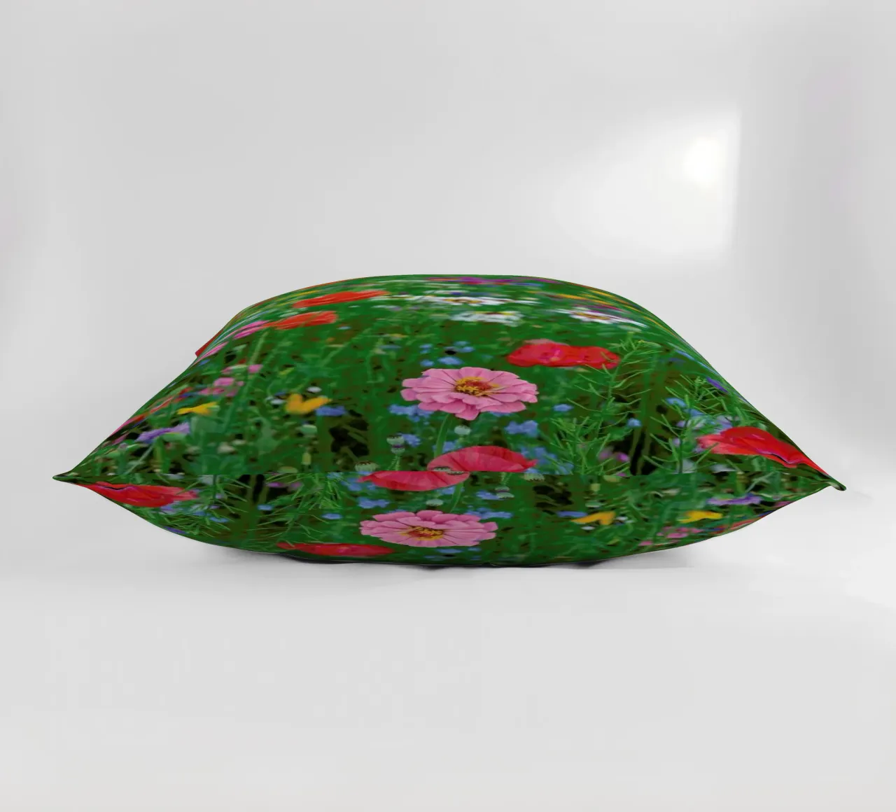 Wild Flowers Field 1 decorative cushion by Curious Collections by Marielle Leenders