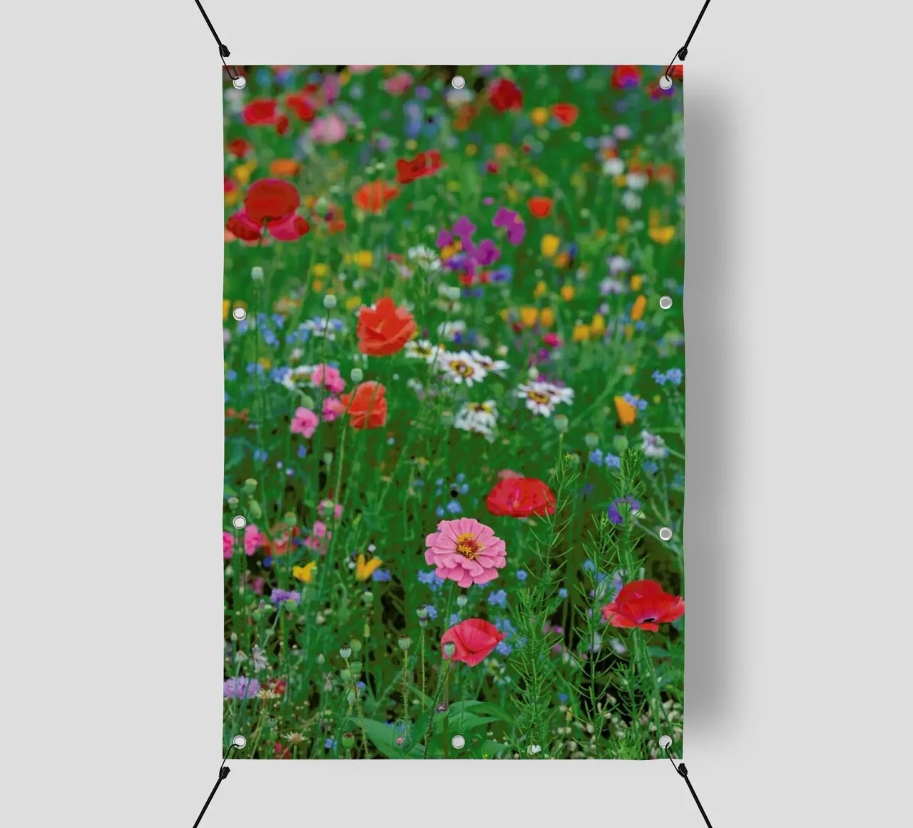 Wild Flowers Field 1 pvc cover by Curious Collections by Marielle Leenders