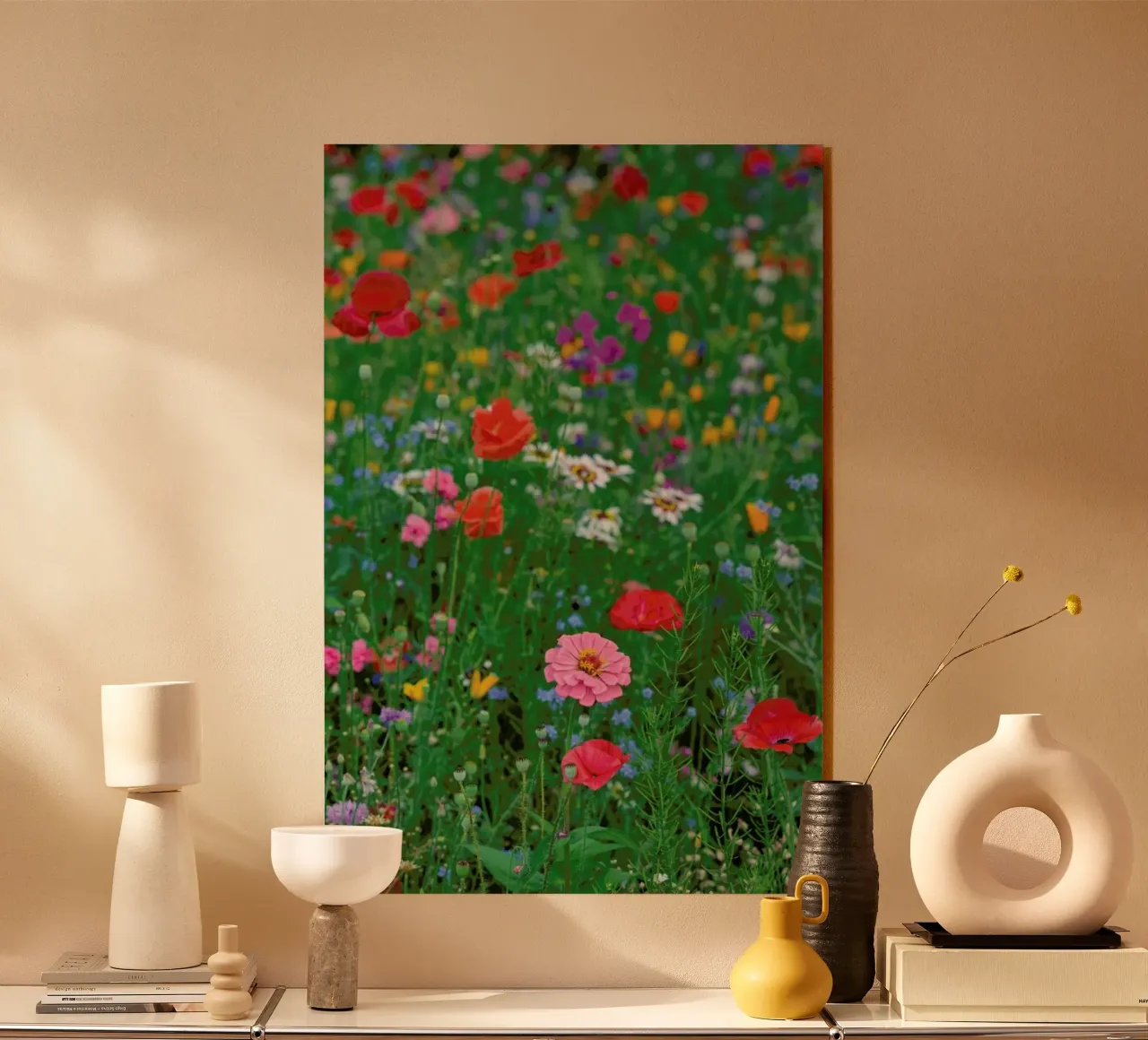 Wild Flowers Field 1 plexiglass da Curious Collections by Marielle Leenders