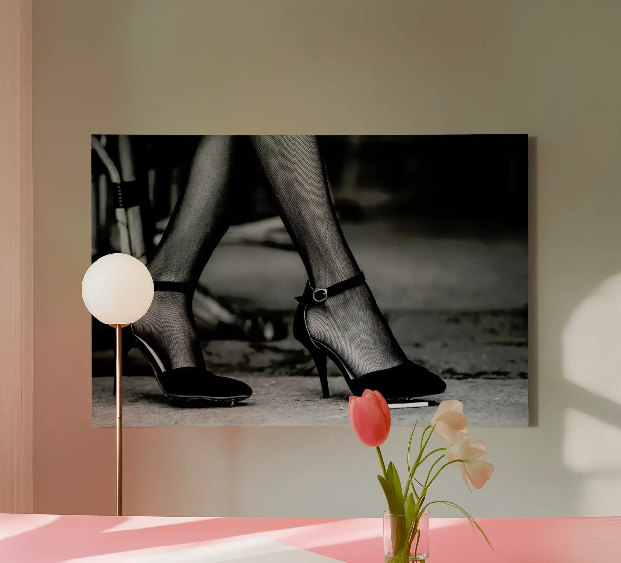 High Heels canvas by Magdalena Martin Photography