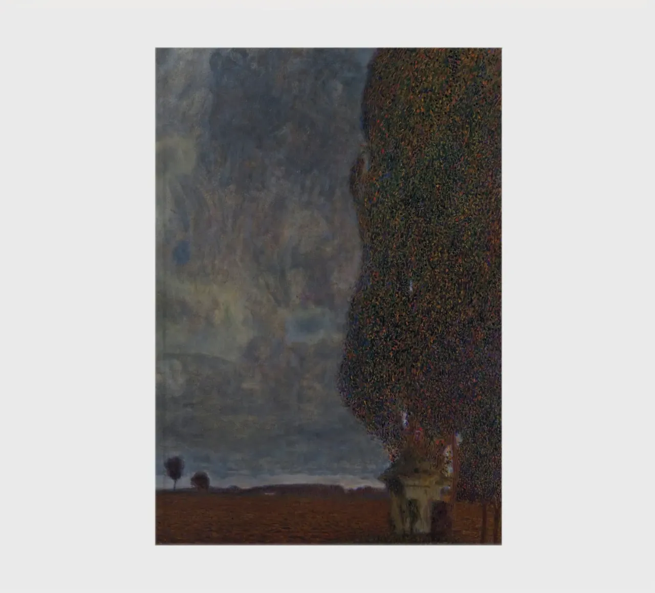 Gustav Klimt - Approaching Thunderstorm ,The Large Poplar II notebook by Timeless Artworks