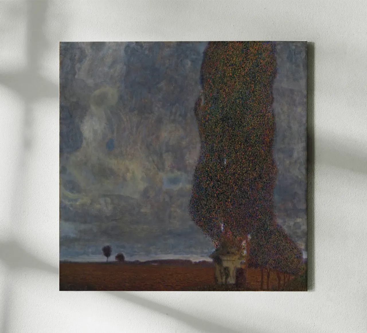 Gustav Klimt - Se acerca una tormenta ,El gran álamo II lienzo de Timeless Artworks