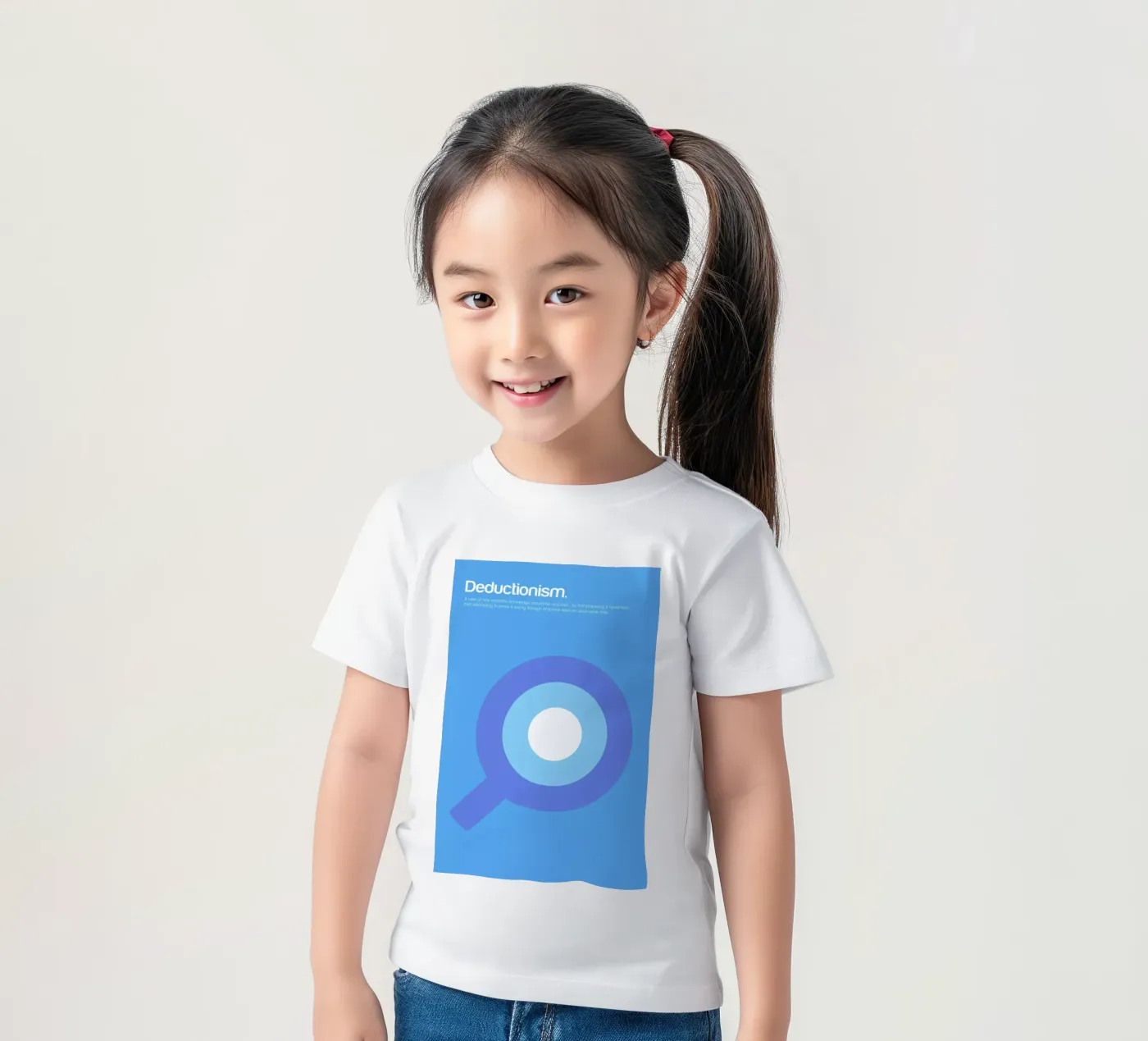 Deductionism kids t-shirt by Genís Carreras