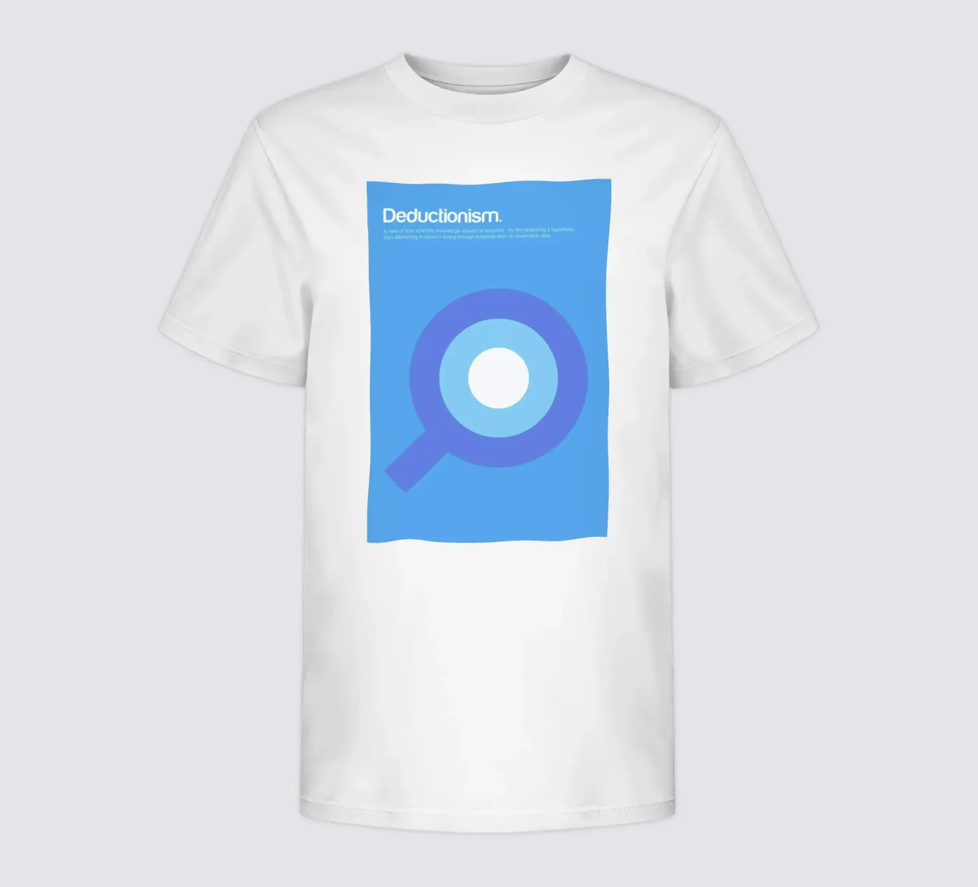 Deductionism kids t-shirt by Genís Carreras