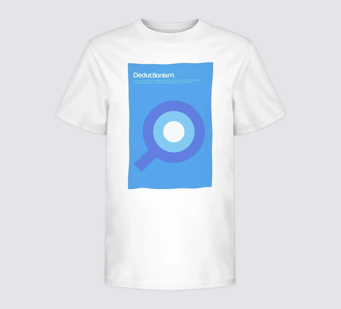 Deductionism kids t-shirt by Genís Carreras