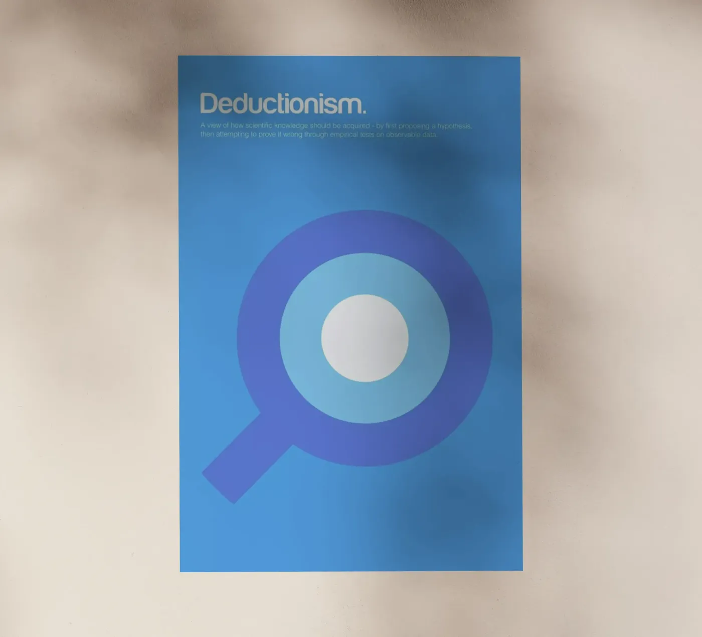 Deductionism backlit folie van Genís Carreras