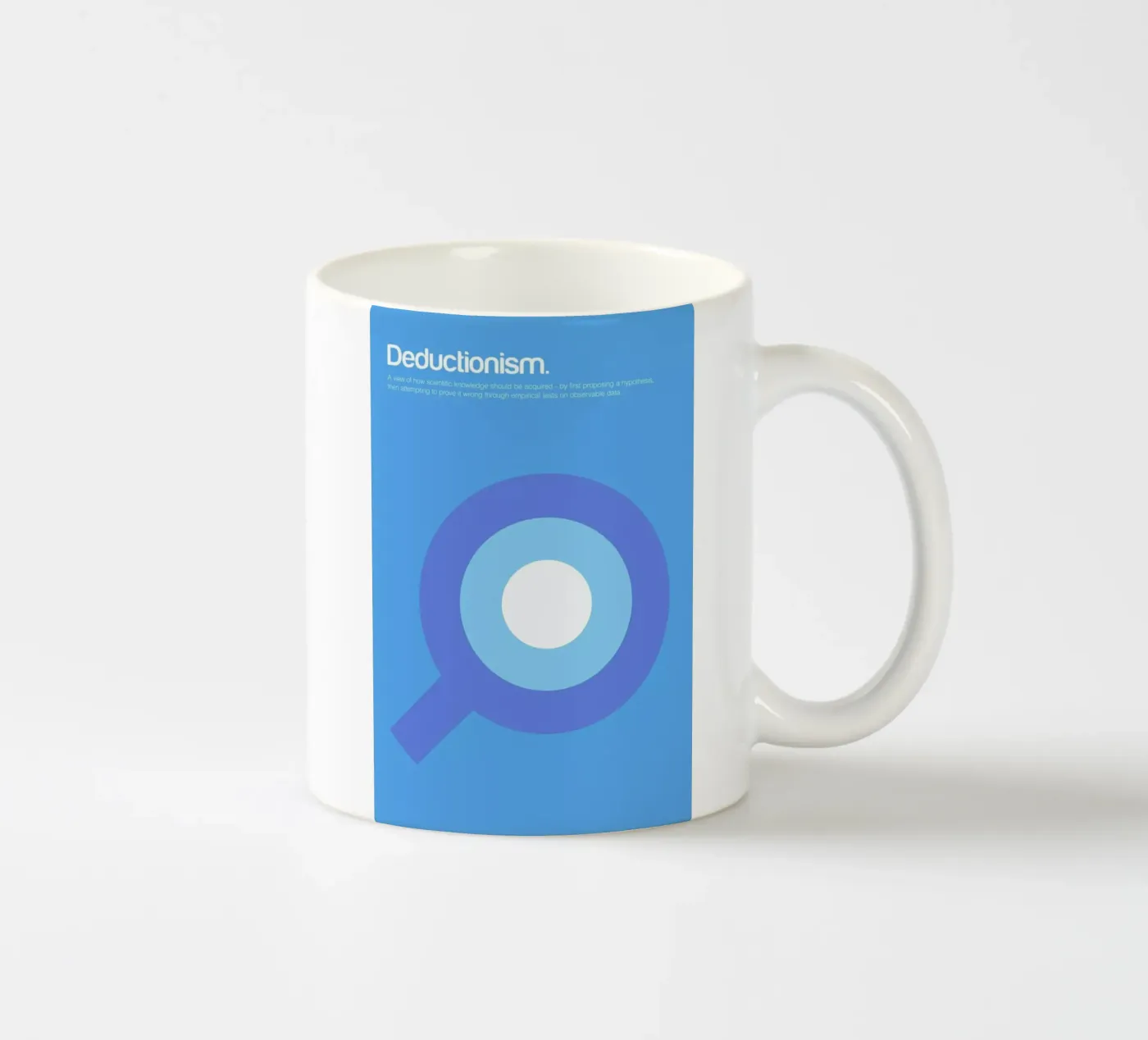 Deductionism ceramic mug by Genís Carreras