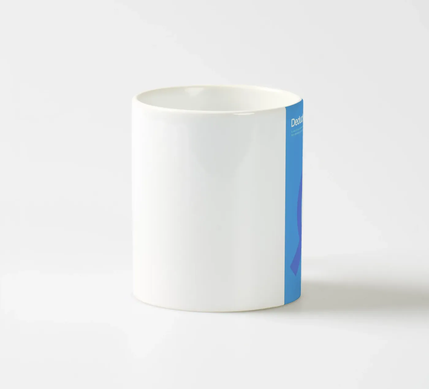 Deductionism ceramic mug by Genís Carreras