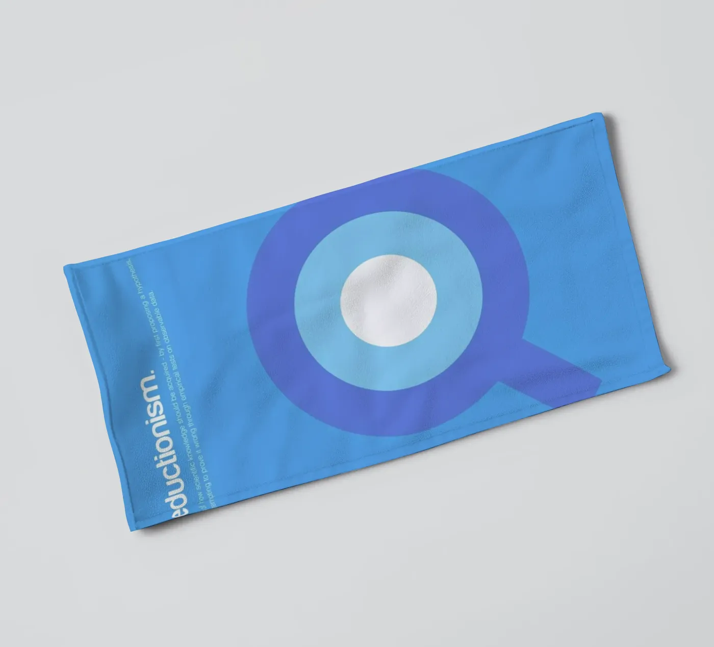 Deductionism towel by Genís Carreras
