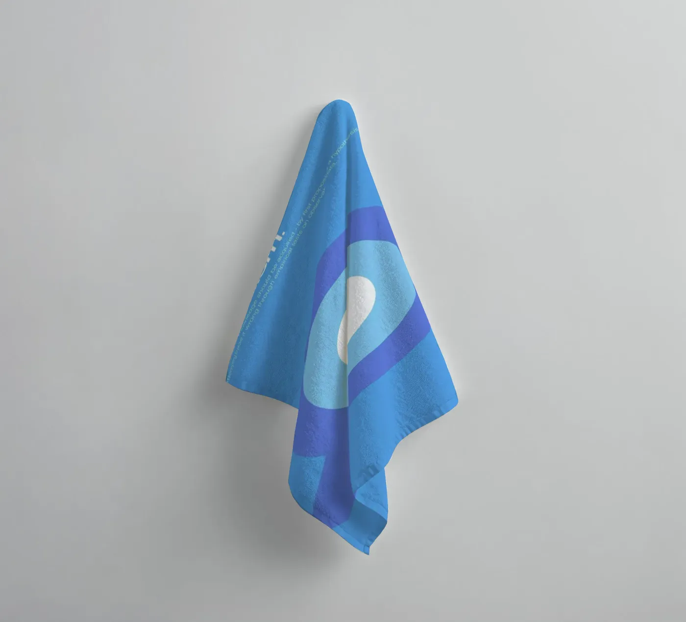 Deductionism towel by Genís Carreras