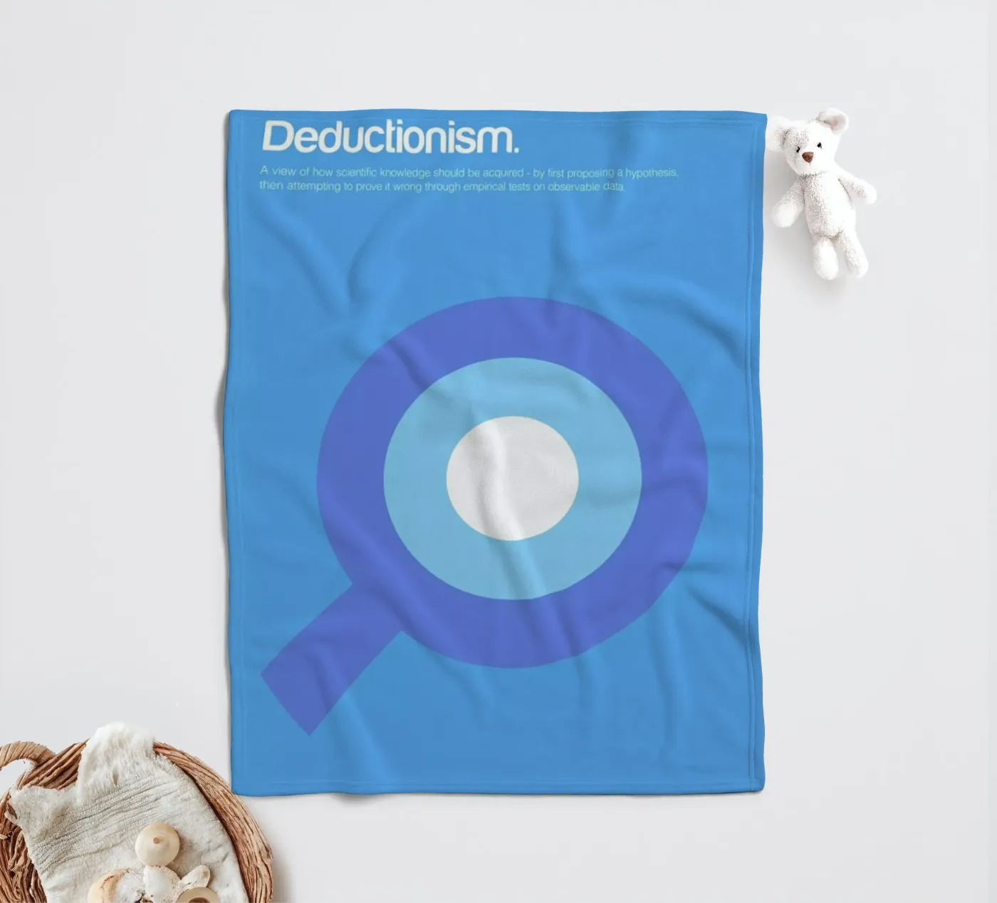 Deductionism fleecedeken van Genís Carreras