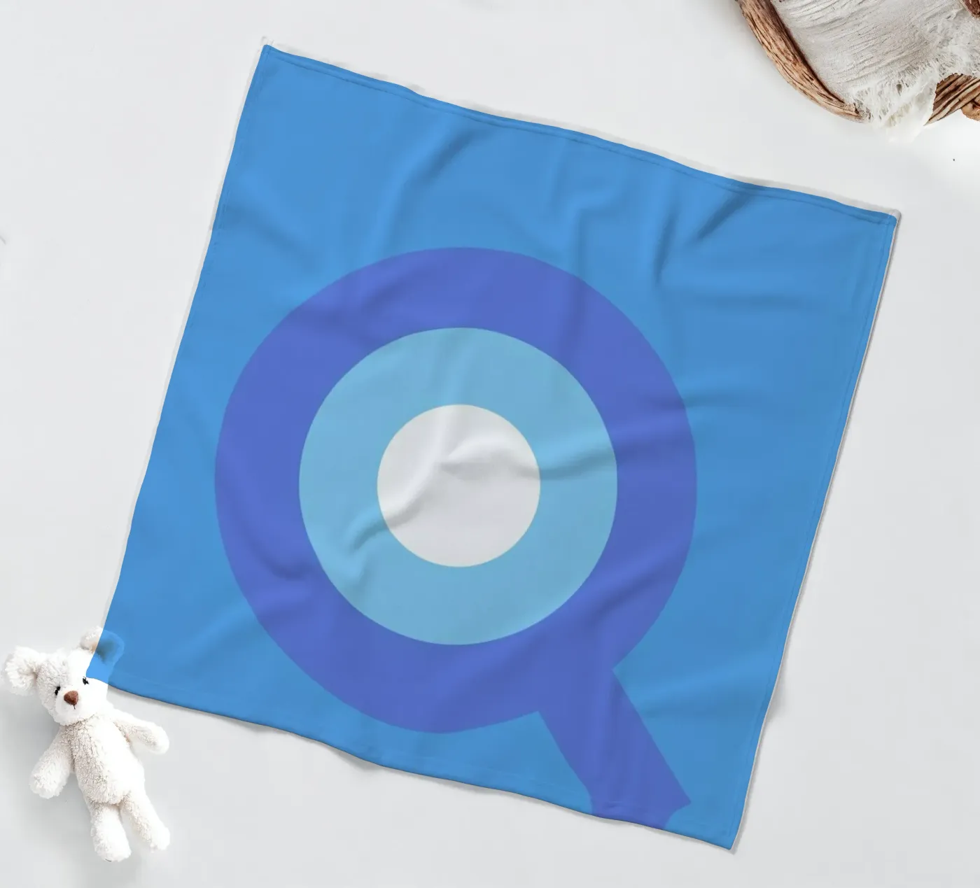 Deductionism fleece blanket by Genís Carreras