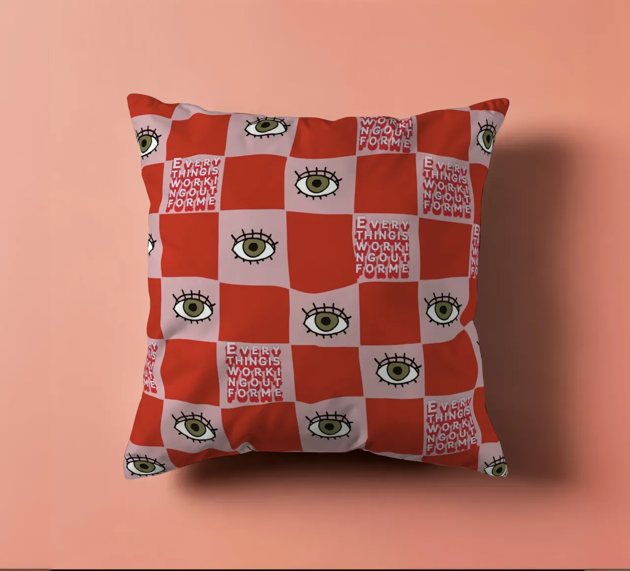 Everything is working out for me cuscino da thesoulhugclub