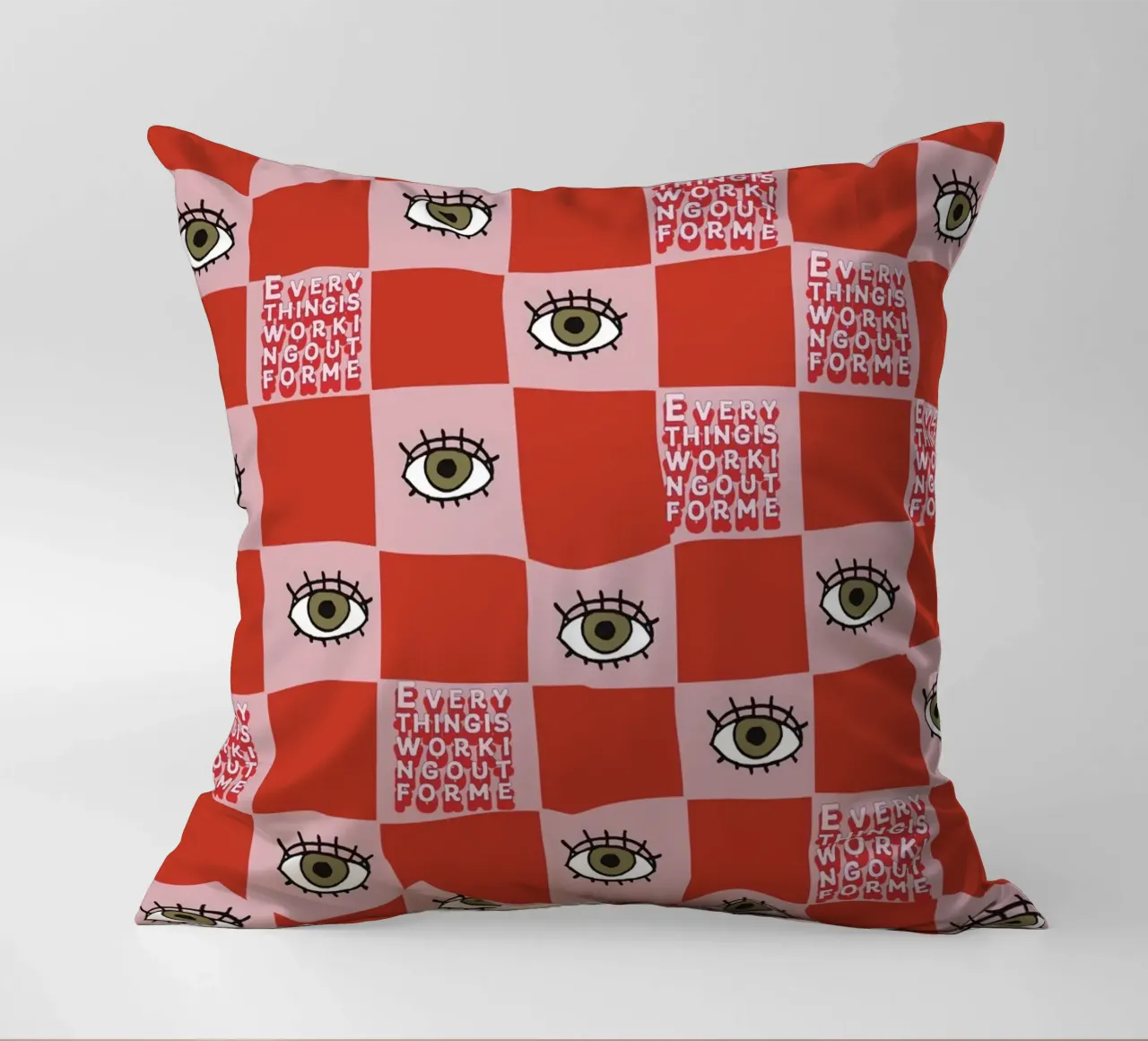 Everything is working out for me cuscino da thesoulhugclub