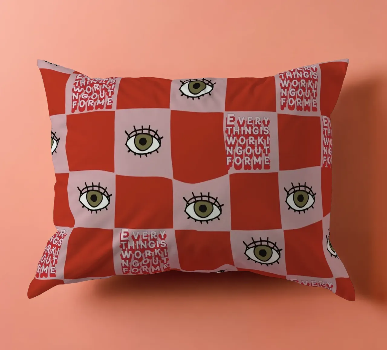 Everything is working out for me cuscino da thesoulhugclub