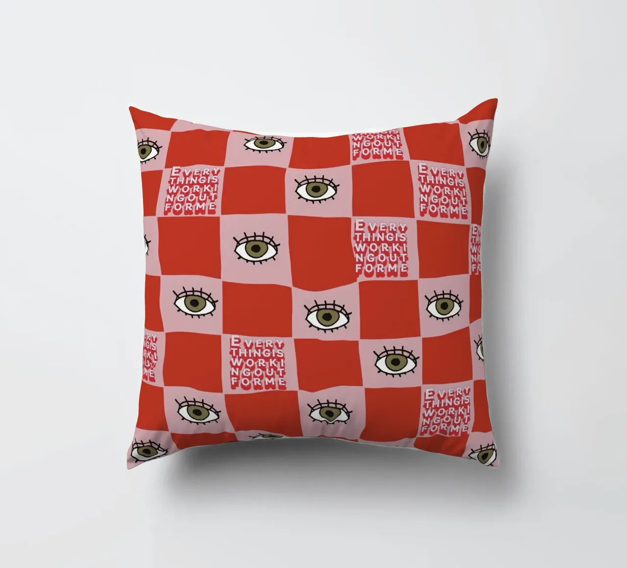 Everything is working out for me cuscino da thesoulhugclub