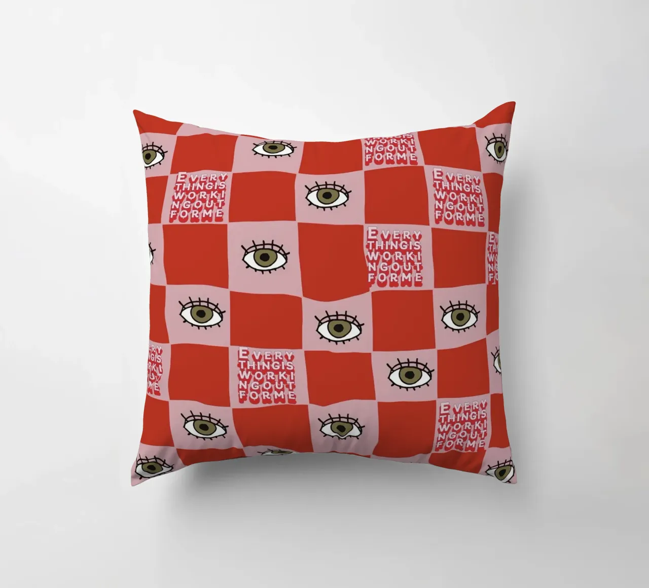 Everything is working out for me cuscino da thesoulhugclub